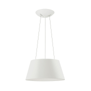 Nova Luce Volcano - lampe suspendue - Ø 45 x 120 cm - 33W LED inclus - blanc sable