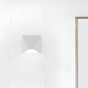 Nova Luce Bazz - applique murale - 16 x 5 x 16 cm - 3W LED inclus - blanc sable
