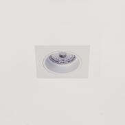 Artdelight Venice 2708 GU10 - spot encastré - 80 x 80 mm, Ø 74 mm taille d'encastrement - blanc