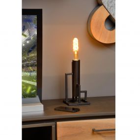 Lucide Zilda - lampe de table - 25 cm - noir
