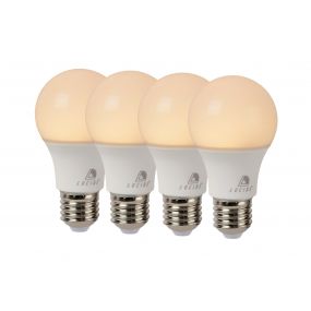 ampoule LED (lot de 4) - E27 - 7W - 2700K - albâtre