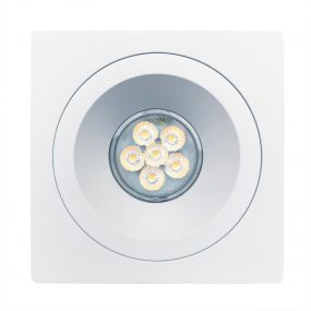 Nova Luce Raena-Cid - spot encastrable - 100 x 100 mm, Ø 75 mm taille d'encastrement  - blanc