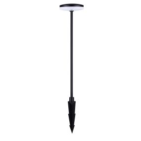 Nova Luce Nawa - lampe de jardin sur pique - Ø 15 x 60 cm - 12W LED inclus - IP65 - noir sablé