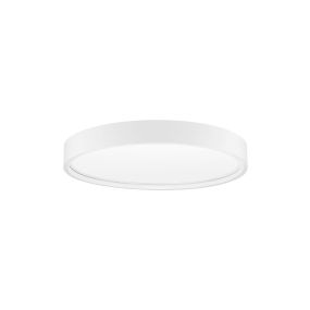 Nova Luce Olaf - plafonnier - Ø 45 x 5 cm - 30W LED dimmable inclus - blanc sable