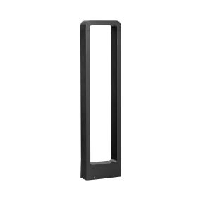 Nova Luce Minimal - lampe de jardin - 16,3 x 65 x 5,7 cm - 7W LED inclus - IP65 - noir sablé