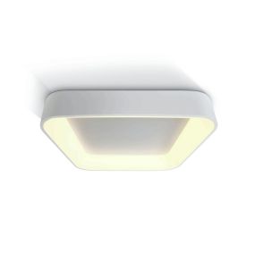 ONE Light LED Decorative Plafo - plafonnier - 60 x 60 x 11 cm - 50W LED inclus - blanc