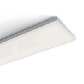 ONE Light LED Aluminium Panel - plafonnier - 120 x 30 x 4 cm - 40W LED inclus - IP40 - blanc - couleur de lumière blanche
