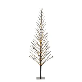 Konstsmide Lumières de Noël - sapin LED - 85 x 85 x 210 cm - IP44 - noir