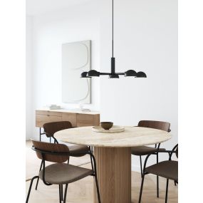 Design For The People Nomi - lampe suspendue 5L - 71 x 338,2 cm - noir
