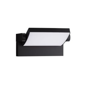 Nova Luce Sally - applique murale d’extérieur - 21 x 16,5 x 10 cm - LED 20W incluse - IP54 - noir