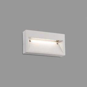 Faro Path - applique murale - 20,2 x 4,2 x 10,5 cm - 9W LED inclus - IP44 - blanc mat