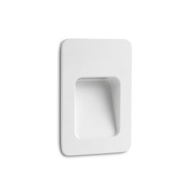 Faro Nase - applique encastrée - 9 x 5,7 x 13,5 cm - 3W LED inclus - IP44 - blanc mat
