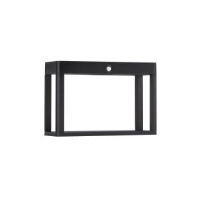 Nova Luce Berni - poteau de jardin solaire avec capteur - 23 x 15,5 x 8,6 cm - 2W LED inclus - IP65 - anthracite foncé