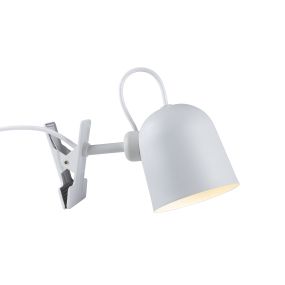 Design for the People Angle Clamp - lampe à pince - 10 x 10 x 12,4 cm - blanc et gris