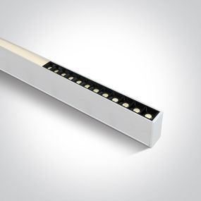 ONE Light LED Linear Profiles - plafonnier/ suspensions - 120 x 7 x 3,5 cm - 40W LED inclus - blanc - couleur de lumière réglable