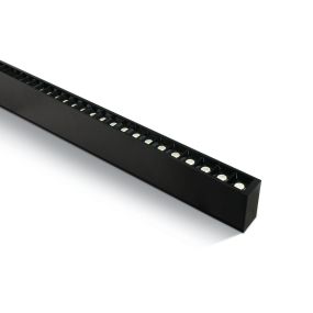ONE Light LED Linear Profiles - plafonnier/pendentif - 130 x 7 x 3,5 cm - 40W LED inclus - noir - couleur de lumière blanc chaud