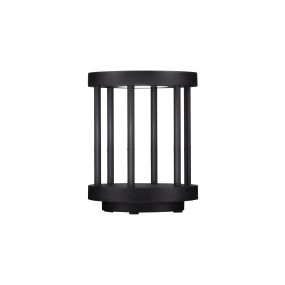 Nova Luce Nereus - lampe de jardin - Ø 16 x 20 cm - 8W LED inclus - IP65 - anthracite foncé