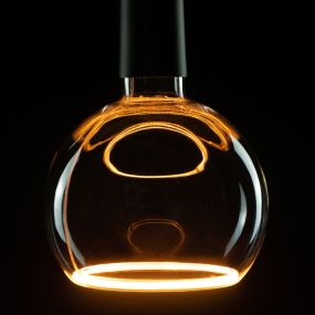 Segula Ampoule LED - Floating Line - Ø 15 x 18,5 cm - E27 - 6W dimmable - 1900K - fumé