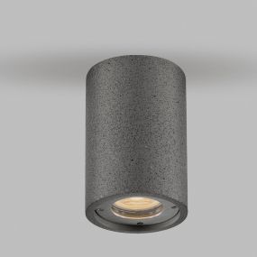 Nova Luce Par - plafonnier d'extérieur - Ø 9 x 13,5 cm - IP65 - noir