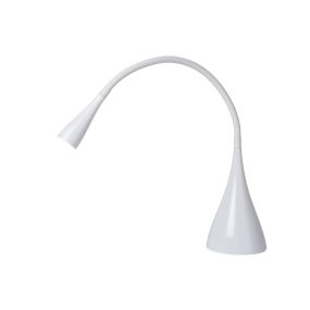Lucide Zozy - lampe à poser - Ø 11,2 x 48,5 cm - 4W LED inclus - 3 niveaux de gradation - blanc