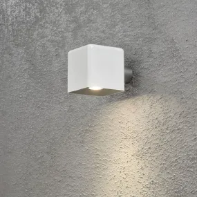 Konstsmide Amalfi - applique murale extérieure - 10 x 13 x 10 cm - 3W LED inclus - IP54 - blanc