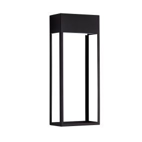 Nova Luce Moby - applique murale extérieure - 16 x 40 x 9 cm - 20W LED inclus - IP65 - noir sablé