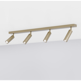 Amarcords Ciccio - spot en saillie - 90 x 6,0 x 2,5 cm - 6W LED GU10 inclus - brutanium