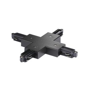 Nordlux Link X-Connector - accessoires pour rails - 17,2 x 17,2 x 1,8 cm - noir