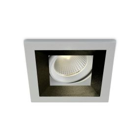 ONE Light Interchanging Rings - spot encastré - 108 x 108 mm, 95 x 95 mm format encastré - 12W LED inclus - blanc