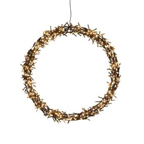 Konstsmide Christmas lights - Couronne de Noël LED - Ø 50 x 5 cm - IP44 - noir