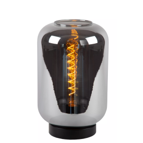 Lucide Joanet - lampe à poser - Ø 22 x 35 cm - fumé