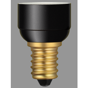 ETH LED Lampe Pucc - Ø 3 x 4,5 cm - E14 - 3,5W - 3 niveaux de gradation - 2200K - noir