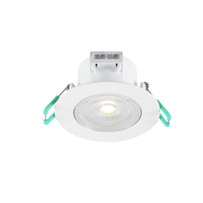 Sylvania Start Eco Spot - spot encastré - Ø 87 mm, 74 mm encastré - 5,5W LED dimmable inclus - IP44 - 4000K - blanc