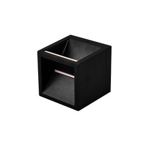 Nordlux Rivo - applique murale extérieure - 10 x 10 x 10 cm - 8W LED inclus - IP54 - noir