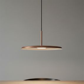 Artdelight Osorne - lampe suspendue - Ø 35 x 143,5 cm - 7W LED inclus - cuivre