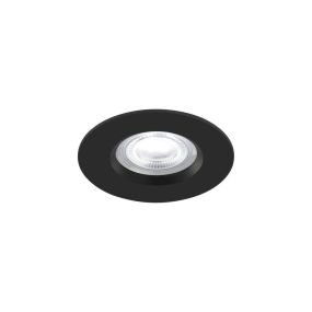 Nordlux Smart Don - spot encastré - éclairage intelligent - Ø 85 mm, Ø 72 mm encastré - 4,7W LED inclus - IP65 - noir