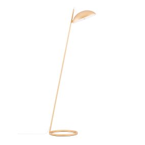 Nova Luce Flute - lampadaire - Ø 30 x 153 x 55 cm - 30W dimmable LED inclus - or sablé