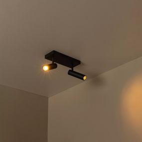 Lucide Grado - spot en saillie 2L - 25 x 10 x 23 cm - noir