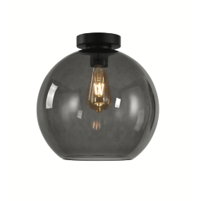 Artdelight Marino - plafonnier - Ø 30 x 30,5 cm - fumé