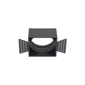 Nova Luce Wall Washer - spot encastré pour module LED - 7,4 x 7,4 cm - noir