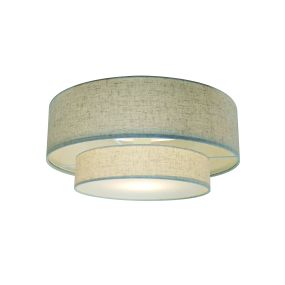 Nordlux Malodin - plafonnier - Ø 50 x 22 cm - beige