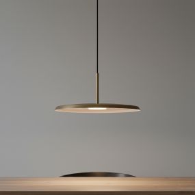 Artdelight Osorne - lampe suspendue - Ø 35 x 143,5 cm - 7W LED inclus - bronze