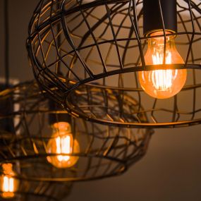 Vico Connect XL - lampe suspendue - 170 x 34 x 150 cm - noir brun