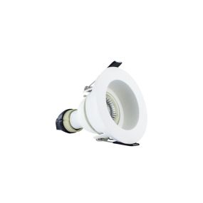 Integral LED Milan - spot encastré - Ø 85 mm, Ø 70 mm encastré - IP65 - blanc
