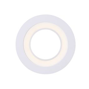 Nordlux Clyde 8 - spot encastré - Ø 82 mm, Ø 65 mm taille d'encastrement - 3 étapes fonction Moodmaker - 5,5W LED inclus - 4000K - blanc