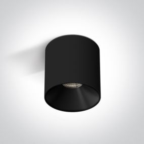 ONE Light Wall & Ceiling LED - spot en saillie 1L - Ø 8 x 8,5 cm - 10W LED inclus - noir