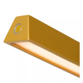Lucide Lavale - lampe à poser - 27,2 x 13 x 42,3 cm - 3W LED avec fonction dimmer inclus - ocre jaune