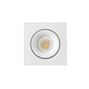 Faro Argon - spot encastré - 115 x 115 mm, 100 x 100 mm format encastré - blanc mat