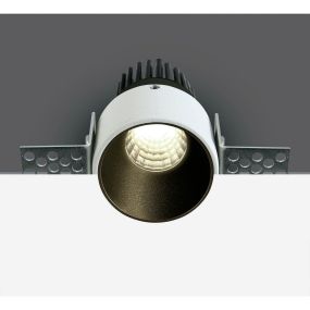 ONE Light - The Trimless Mini Range - spot à encastrer - Ø 35 mm, Ø 40 mm à encastrer - 3W LED dimmable inclus - blanc et noir