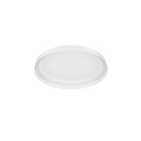 Nova Luce Ormi - plafonnier - Ø 45 x 7 cm - 38W dimmable LED inclus - blanc sablé